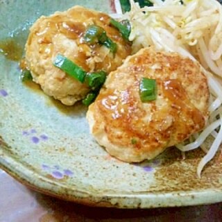 豆腐と豚肉の和風ハンバーグ（ポン酢味）